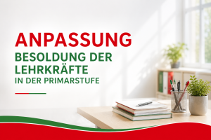 Anpassung Besoldung der Lehrkräfte in der Primarstufe